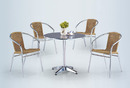 鋁製休閒圓桌椅828-2